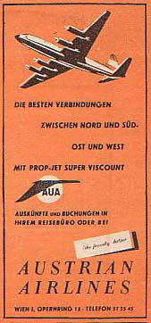 オーストリア航空広告
